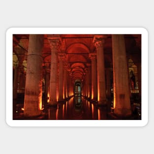 Basilica Cistern, Instanbul Sticker